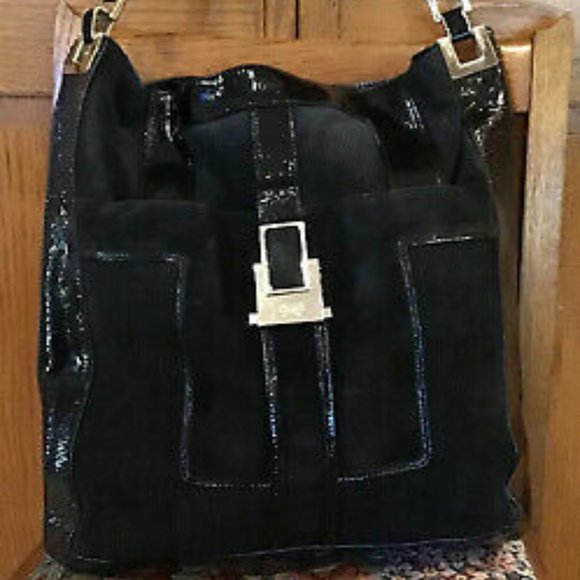 Anya Hindmarch London Black Patent Leather Bag - Picture 2 of 13